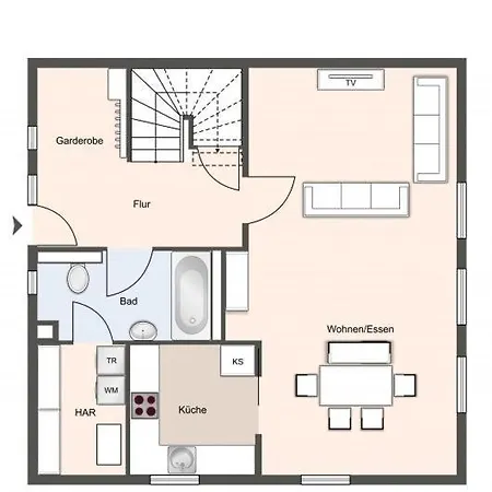 Tatil Evi Reetdachhaus Wattenmeer Reetdachhaus Wattenmeer